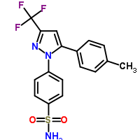 4-[5-(4-methylphenyl)-3-(trifluoromethyl)-1H-pyrazol-1-yl]benzenesulfonamide